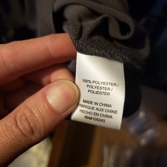 Bobeau xl charcoal grey peplum blouse - Picture 12 of 12